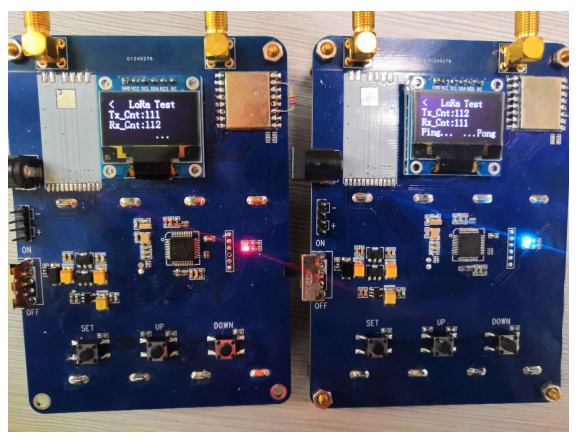 TX_CNT和RX_CNT的數(shù)字不斷增加