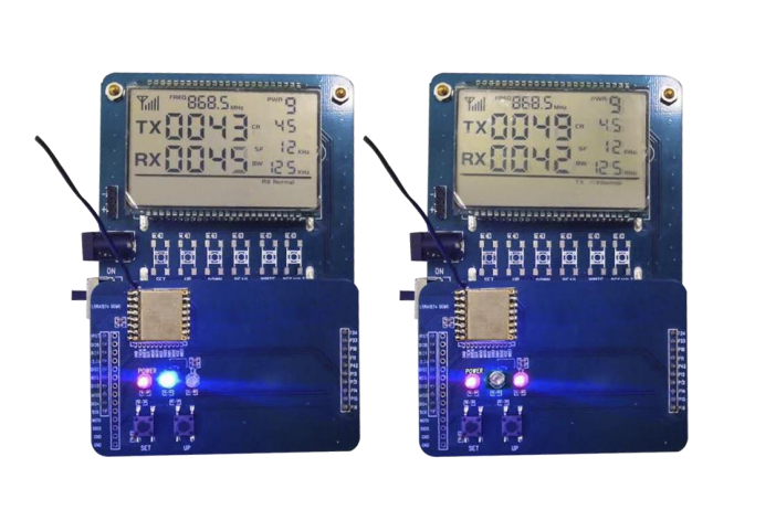 SX1262演示板經(jīng)測(cè)試成功